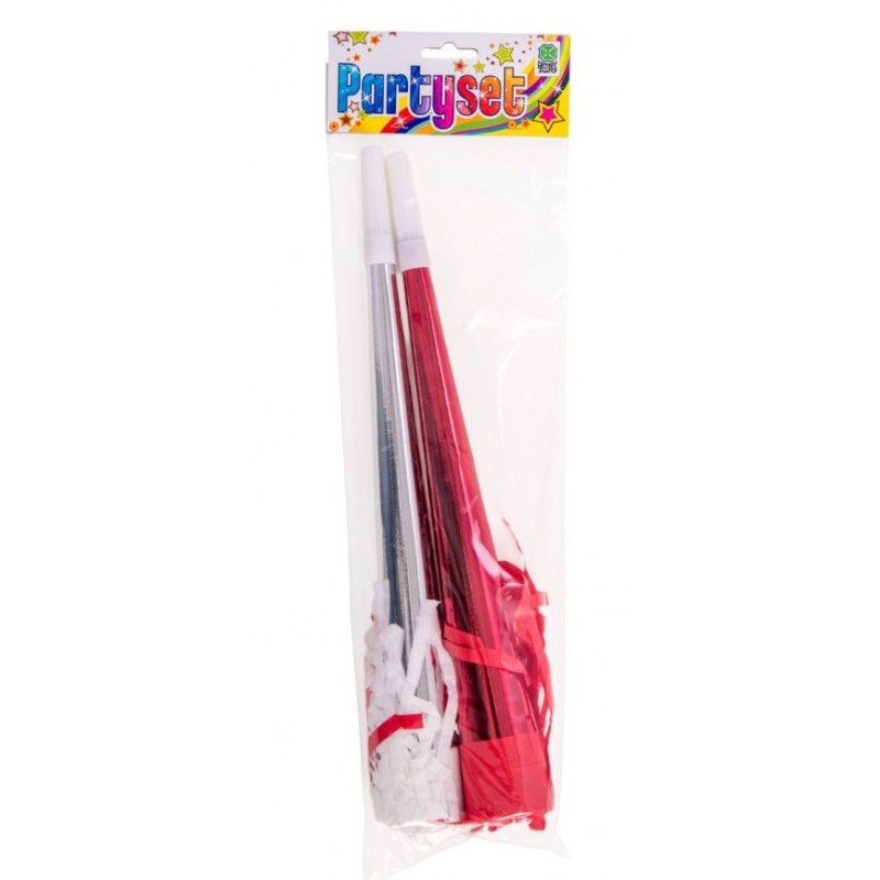 Busta 2 Trombe Metallizzate di Carnival-Toys