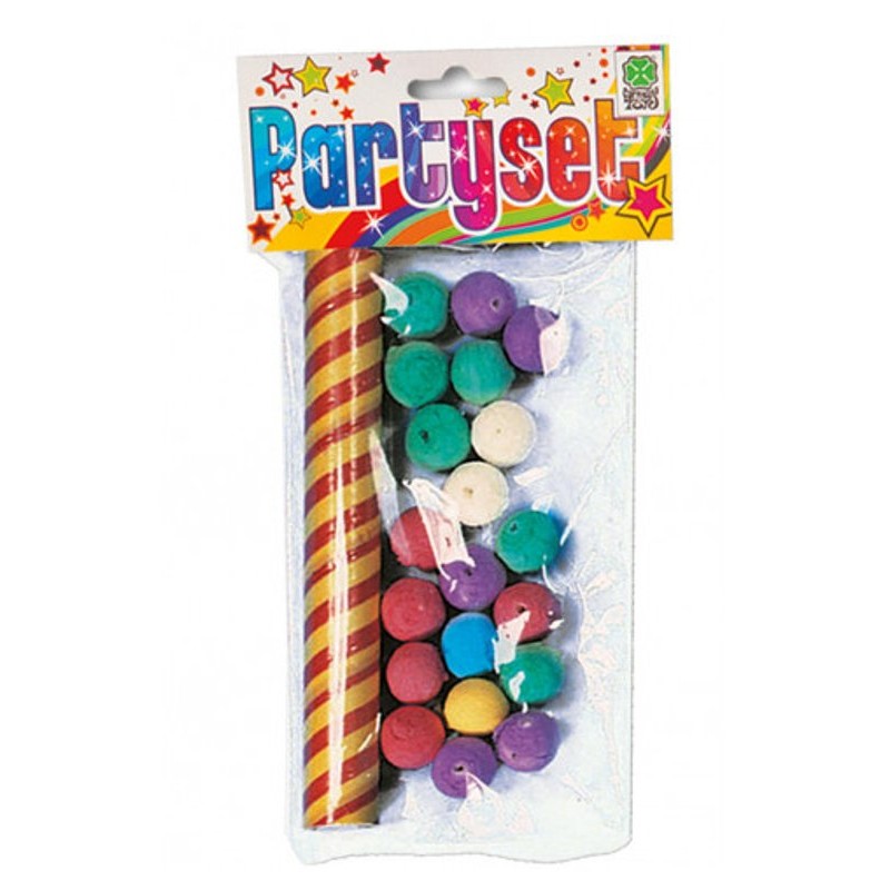 Cerbottana con Boccaglio e 20 Palline in Busta C/Cav. di Carnival-Toys