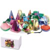 50 Cappelli Grandi Metallizzati in Carta H. Cm. 10/25 Ca. Mod.Ass. in Scatola di Carnival-Toys