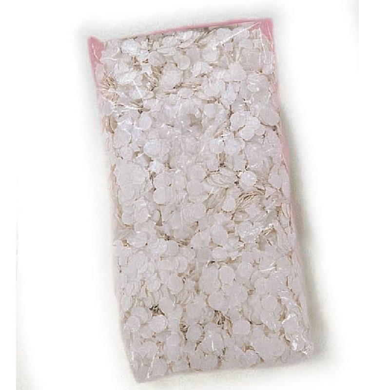 Coriandolone Bianco Gr. 250 Circa Diam. Cm. 2 Circa in Busta di Carnival-Toys