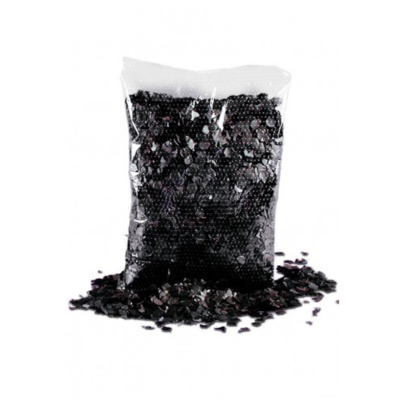 Coriandolo Nero Gr. 200 Ca. in Busta di Carnival-Toys