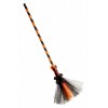 Scopa Strega Arancione L.Cm. 80 Ca. con Voile con Cartellino/Etichetta di Carnival-Toys