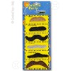 Cartella con 6 Baffi Ass. in Blister di Carnival-Toys