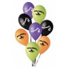8 Palloncini Halloween Diam.Cm.30 Ca. Col.Ass. in Busta C/Cav. di Carnival-Toys