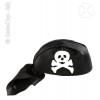 Bandana Nera in Tessuto con Calotta in Feltro con Cartellino/Etichetta di Carnival-Toys