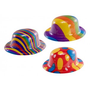 Bombetta in Plastica Serigrafata Mod.Ass. (Tg.55) con Cartellino/Etichet di Carnival-Toys