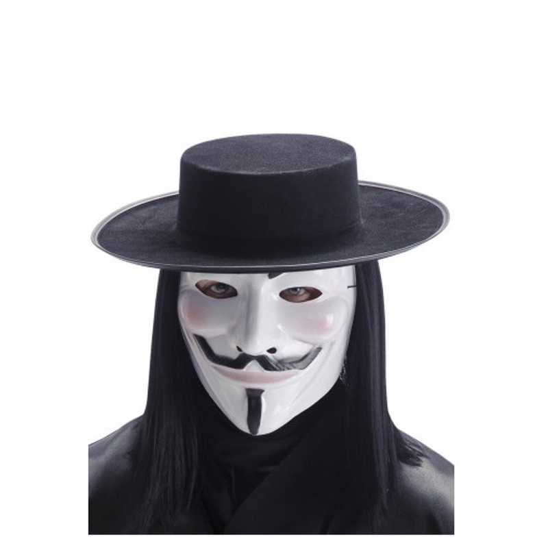 Set Vendicatore (Maschera e Cappello C/Capelli) in Busta C/Gancio di Carnival-Toys