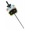 Set Cavaliere Nero (Maschera e Fioretto L.Cm.65 Ca.) su Cartoncino di Carnival-Toys