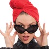 Occhiali Anni '50 Neri su Cartoncino di Carnival-Toys
