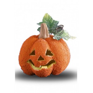 Zucca Rugosa con Luce (Batt. Incl.) Diam.Cm.12 Ca. con Cartellino/Etiche di Carnival-Toys
