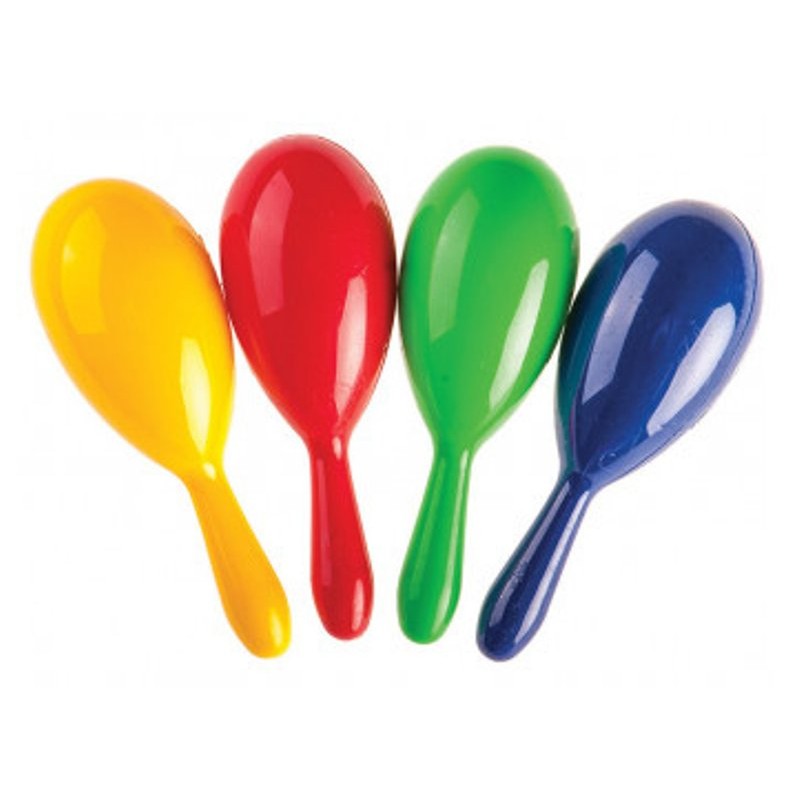 1 Maracas H.Cm.18 Ca. Col.Ass. in Busta C/Cav. di Carnival-Toys