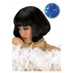 Boa di Piume Blu L.Cm.180 Ca. (Gr.40 Ca.) in Busta C/Cav. di Carnival-Toys