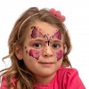 Cartella Decorazioni Adesive Viso Farfalla in Busta su Cartoncino di Carnival-Toys