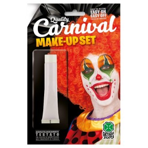 Tubetto Fondotinta Bianco (Clown) Ml.28,3 Ca. in Blister di Carnival-Toys