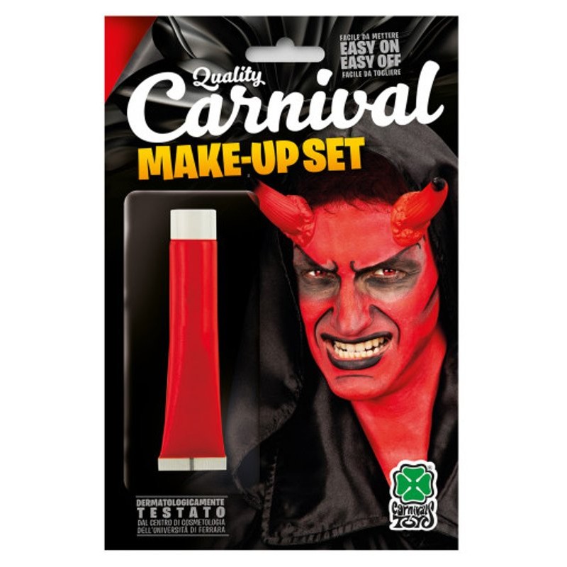 Tubetto Fondotinta Rosso Ml.28,3 Ca. in Blister di Carnival-Toys
