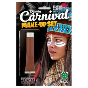 Tubetto Fondotinta Marrone Ml.28,3 Ca. in Blister di Carnival-Toys