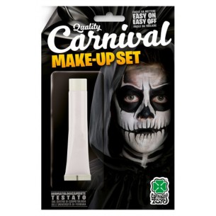 Tubetto Fondotinta Bianco (Teschio) Ml.28,3 Ca. in Blister di Carnival-Toys