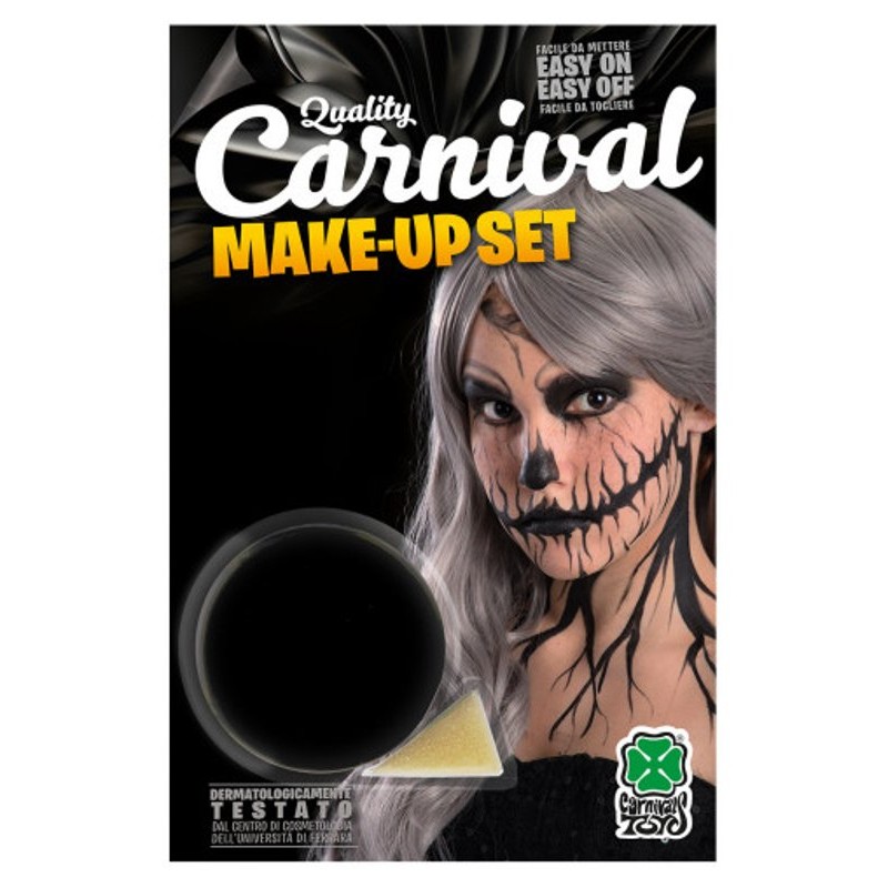 Vasetto Fondotinta Nero Gr.10 Ca. in Blister di Carnival-Toys