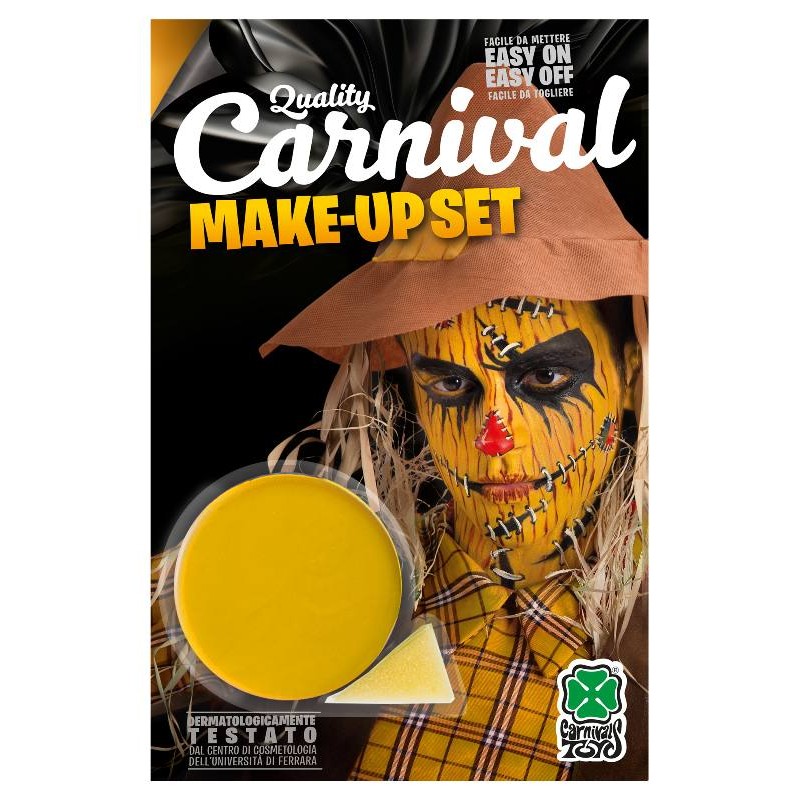 Vasetto Fondotinta Giallo Gr.10 Ca. in Blister di Carnival-Toys