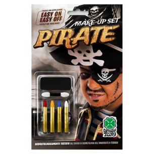 Fondotinta Nero + 4 Matite in Blister di Carnival-Toys