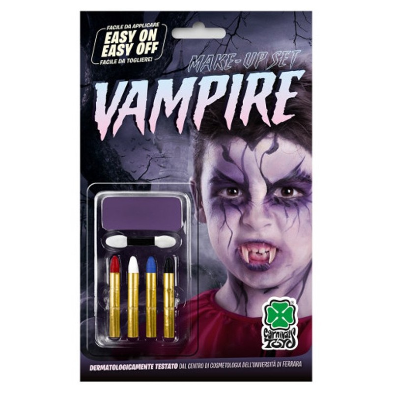 Fondotinta Viola + 4 Matite in Blister di Carnival-Toys
