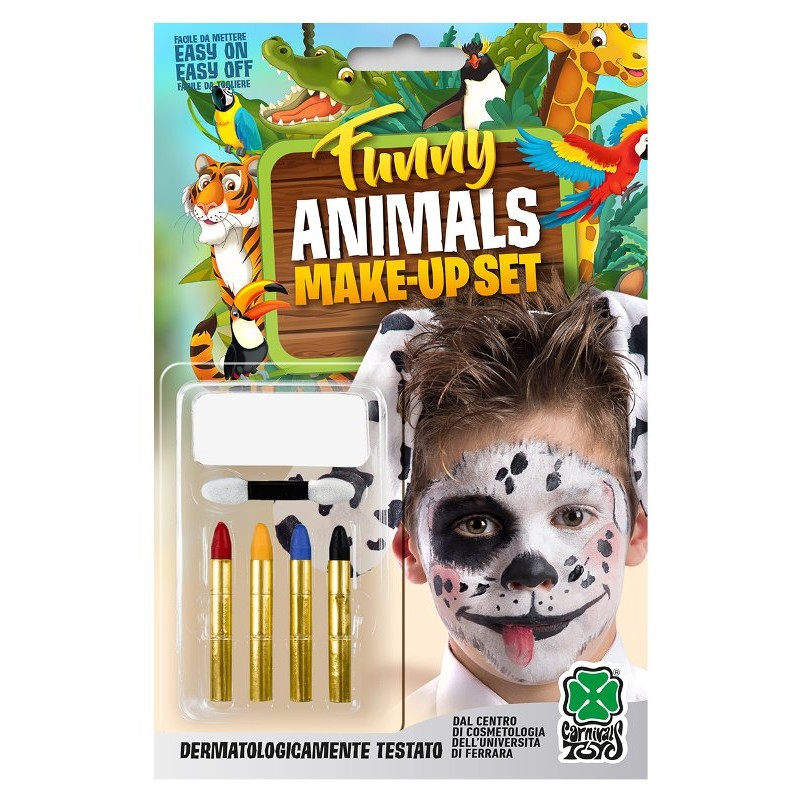 Fondotinta Dalmata + 4 Matite in Blister di Carnival-Toys