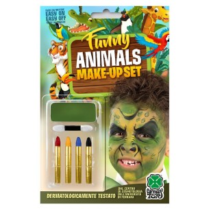 Fondotinta Drago Verde + 4 Matite in Blister di Carnival-Toys