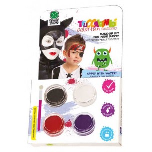 Kit Trucco ad Acqua (Pirata) C/Pennello in Scatola di Carnival-Toys