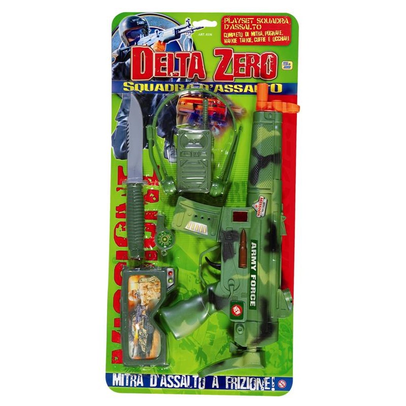 Playset Mitra Militare e Acc. Delta Zero di Ronchi Supertoys