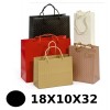 Cf. 10 Shopper Brigitte Col. Nero - 18x10x32 Cm - 210 Gr di Star