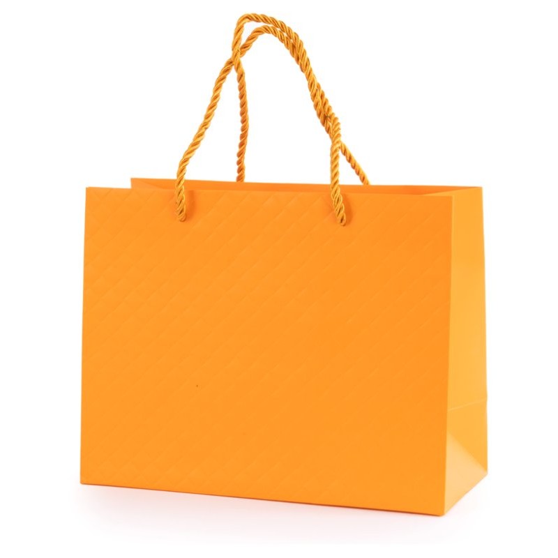 Cf. 10 Shopper Brigitte Col. Arancione - 26x12x32 Cm - 210 Gr di Star