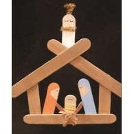 Confezione 50 Stecche Legno Colore Neutro 11x5x1 - Scatola da 12 Confezioni di Cwr Srl