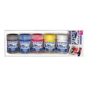 Colori per Stoffa Conf 5 Flaconi di Cwr Srl