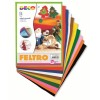 Confezione 10 Fogli Feltro Colori Assortiti Misura 21x30 di Cwr Srl