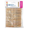 Mollette in Legno Mm.45x7 - Busta 50 Pz. - Col. Naturale di Cwr Srl