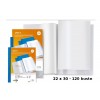 Portalistino a 120 Buste Misura 22 X 33 Cm Dorso Blu con Copertina Personalizzabile di Seirota