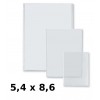 Confezione da 100 Buste U Soft Misura 5,4x8,6 Cm Trasparenti di Seirota
