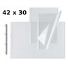 Confezione 10 Buste Atla T 150 Foratura Universale in Polipropilene Liscio Misura 42x30cm di Seirota