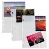 Confezione 10 Buste Atla F a Foratura Universale Misura 10x15 Cm - 8 Tasche per Pagina - Ideali per Fotografie di Seirota