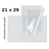 Confezione 50 Buste Atla T 150 a Foratura Universale in Polipropilene Liscio Formato A4 (21x29,7cm) di Seirota