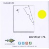 Confezione 10 Cartelline a L Capri Trasparenti Lisce Colore Giallo Formato A4 (21 X 29,7 Cm) di Seirota