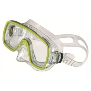 Maschera Domino Jr Trasp./Giallo Astuccio di Salvas