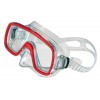 Maschera Domino Md Trasp./Rosso Astuccio di Salvas