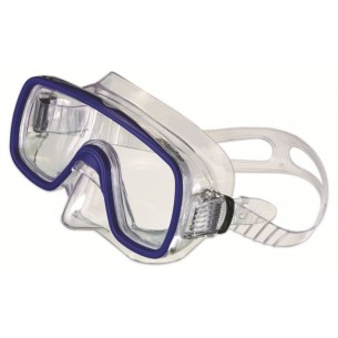 Maschera Domino Sr Trasp./Blu Astuccio di Salvas