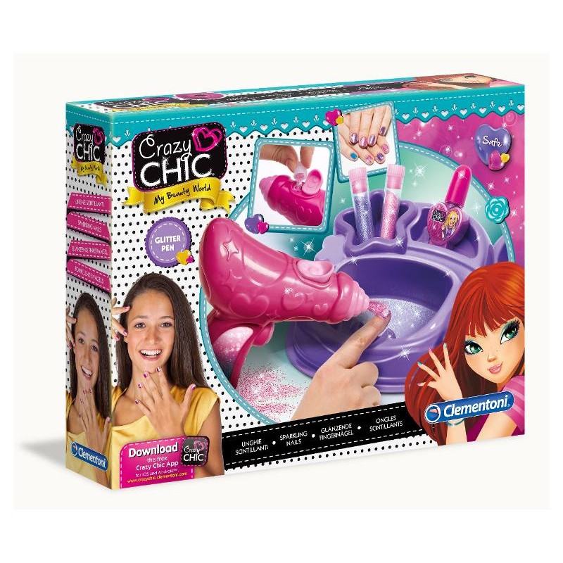 Crazy Chic Unghie Scintillanti di Clem-17 Creat Crazy Chic