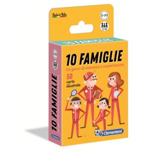 Carte 10 Famiglie di Clem-23 Game Giochi Di Carte