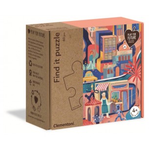 Find It Puzzle Winter di Clem-32 Puzzle My First