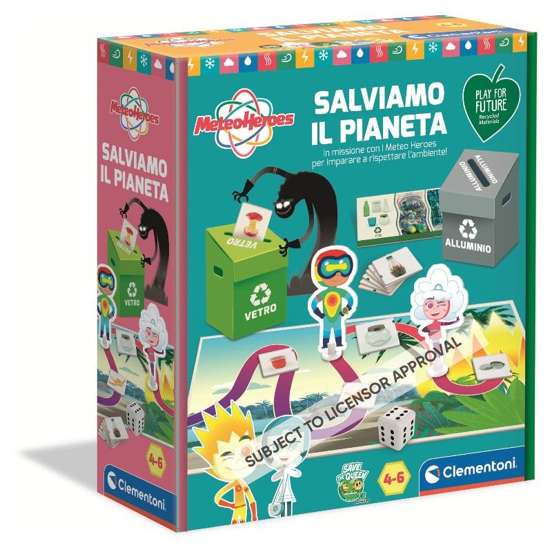 Meteo Heroes Salviamo il Pianeta di Clem-25 Game Board Games