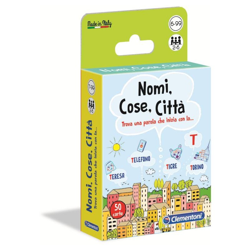Carte Nomi, Cose, Citta' di Clem-23 Game Giochi Di Carte
