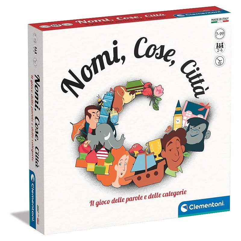 Nomi, Cose, Citta' di Clem-25 Game Board Games